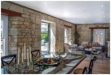 After: interior view of dining area